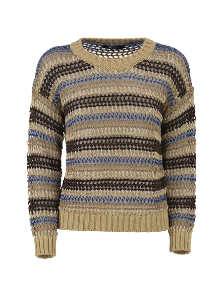 Weekend Max Mara Mesh-knit Jumper - Neutrals 