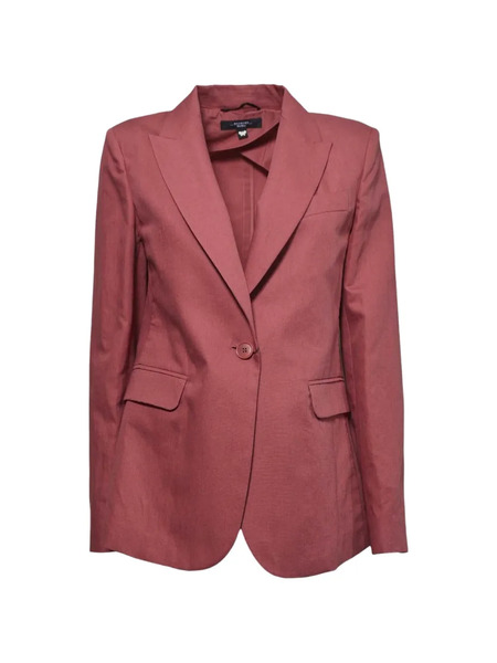  Weekend Max Mara Notched-lapel Flap-pocket Blazer - Pink 