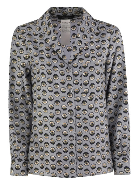  Weekend Max Mara Oncia Silk Shirt - Blue 