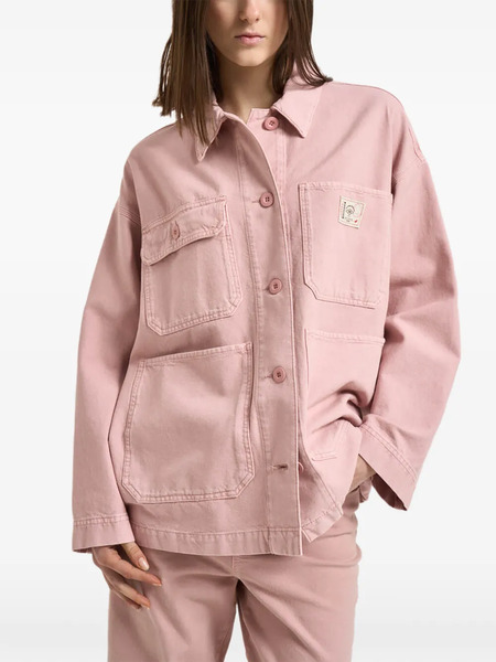  Weekend Max Mara Patch Pocket Coat - Pink 