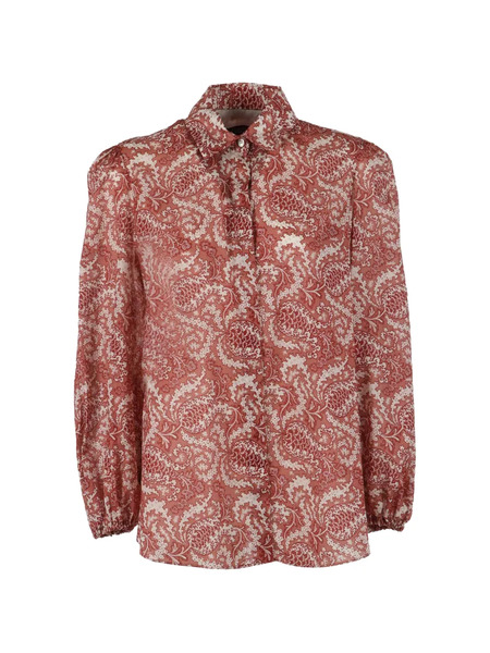  Weekend Max Mara Patterned Shirt - Red 