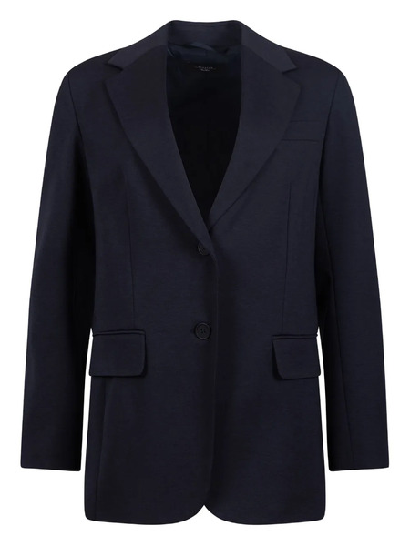  Weekend Max Mara Peak Lapel Two-button Blazer - Blue 