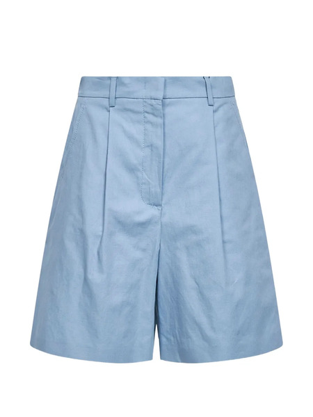  Weekend Max Mara Pleated Flared Shorts - Blue 