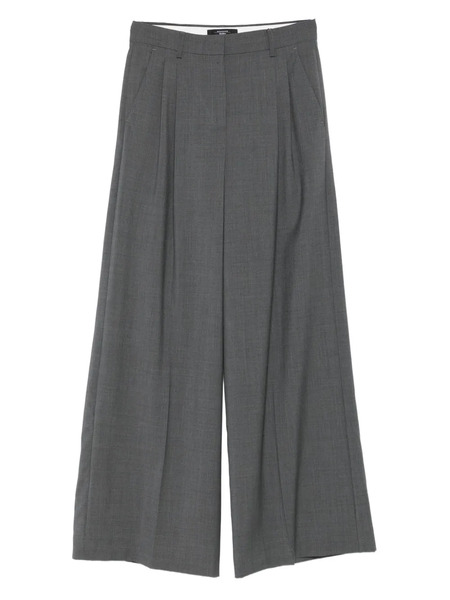  Weekend Max Mara Pleated Wide-leg Trousers - Grey 