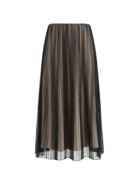  Weekend Max Mara Plissé-pleated Skirt - Black 