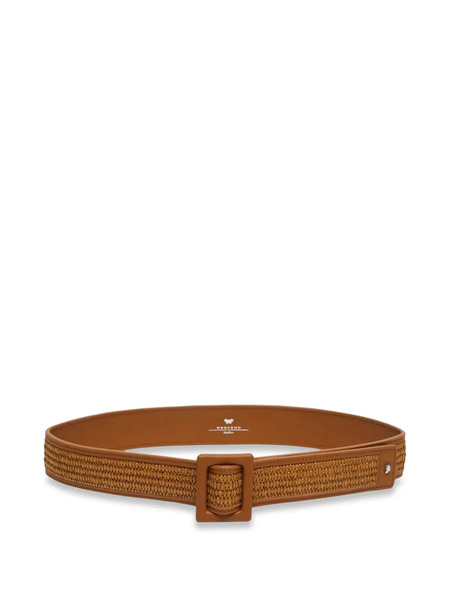  Weekend Max Mara Raffia-effect Belt - Neutrals 