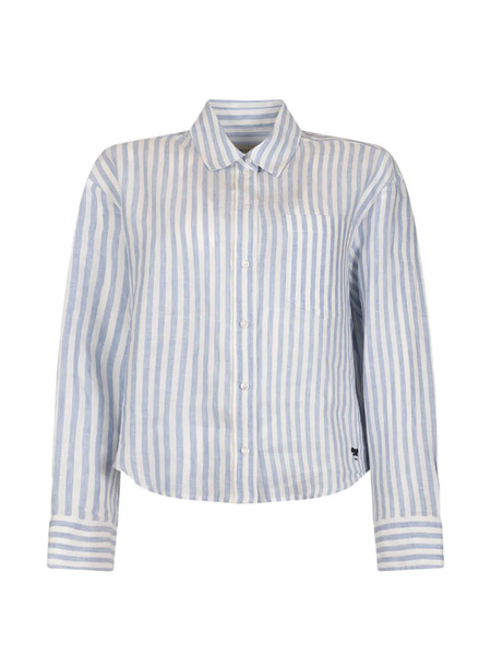  Weekend Max Mara Striped Shirt - Blue 