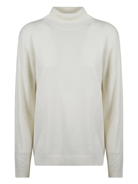  Weekend Max Mara Turtleneck Long-sleeves Sweater - White 