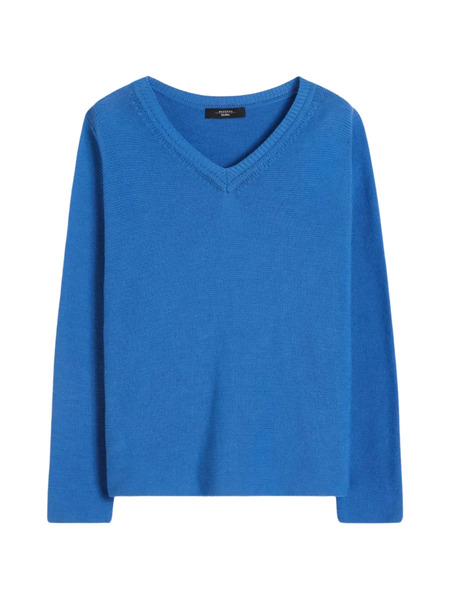  Weekend Max Mara V-neck Knitted Sweater - Blue 