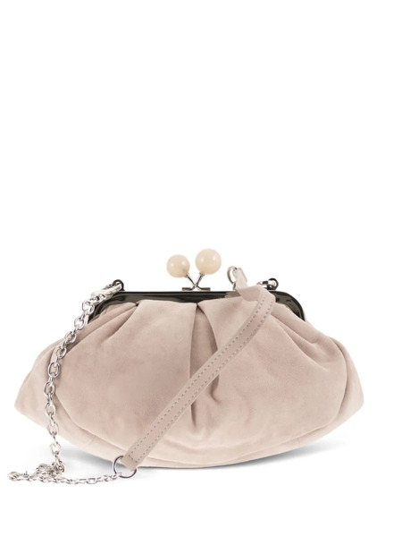  Weekend Max Mara Wkavalois Suede Clutch Bag - Neutrals 