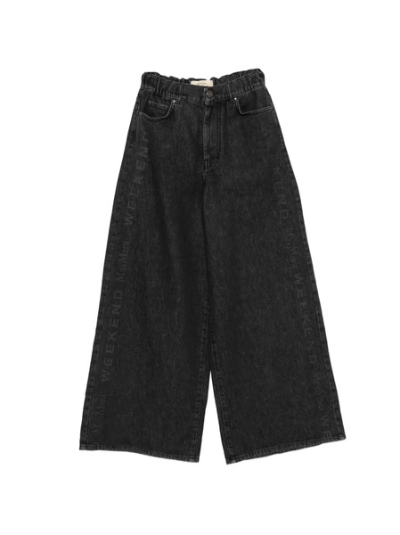  Weekend Max Mara Wkdvortice Logo Jeans - Black 
