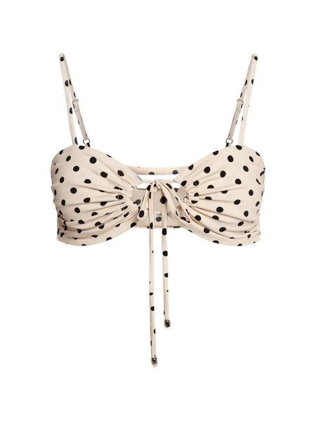  Weili Zheng Polka-dot Bikini - Neutrals 