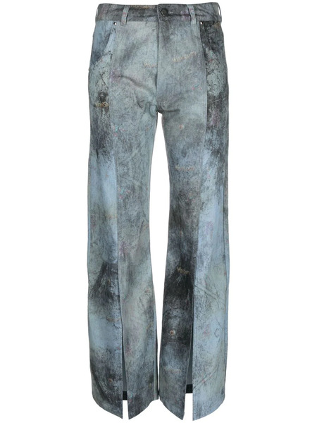  Weinsanto Stud-embellished Bootcut Trousers - Blue 