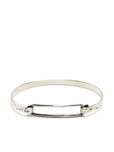 Werkstatt:münchen Bird Flight Band Bracelet - Silver 