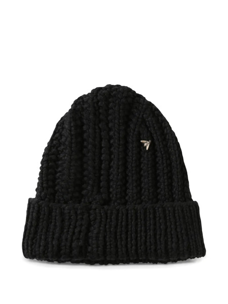  Werkstatt:münchen Cashmere Beanie Hat - Black 