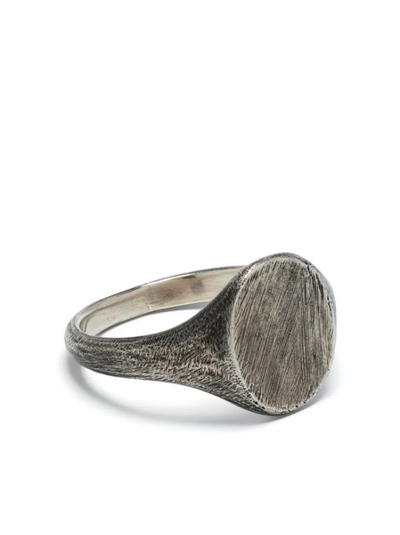  Werkstatt:münchen Distressed-effect Ring - Silver 
