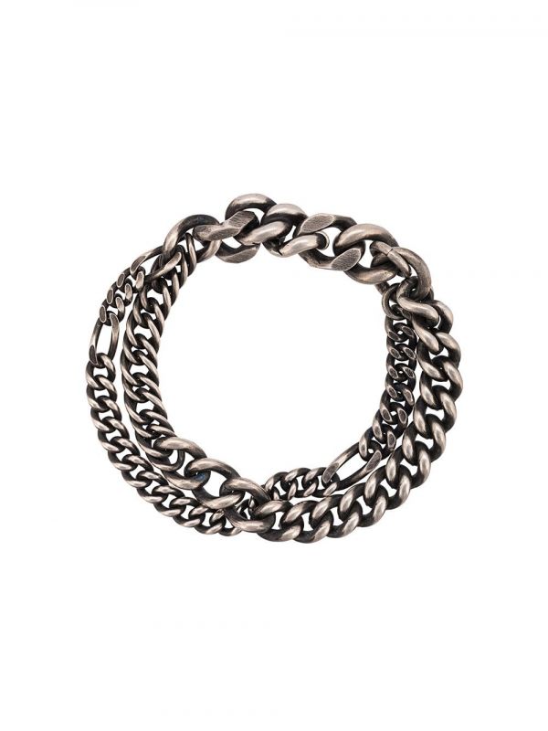 Werkstatt:münchen Double Chain Bracelet - Silver 