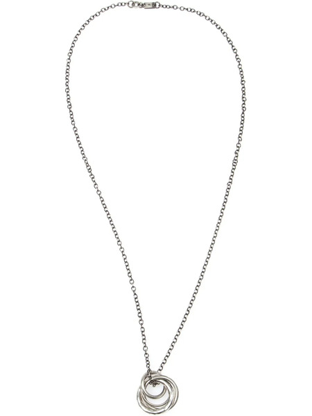  Werkstatt:münchen Ring Pendant Necklace - Metallic 