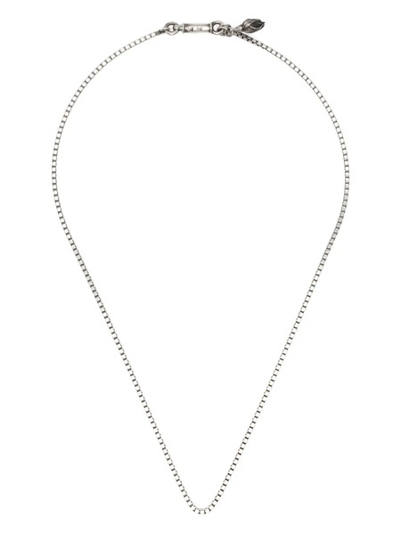  Werkstatt:münchen Symbol Rosebud Necklace - Silver 