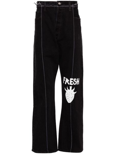  Westfall Graphic-print Jeans - Black 