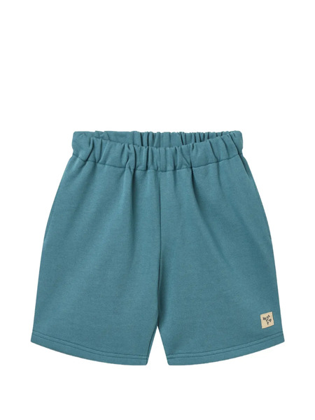  Wheat Aksel Elasticated Shorts - Blue 