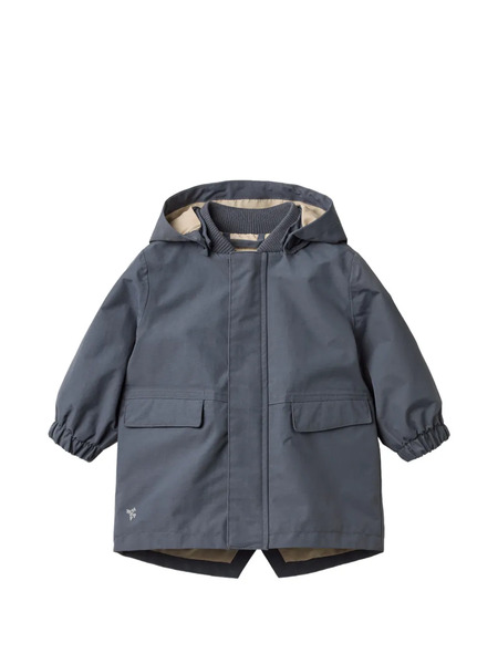  Wheat Alke Hooded Parka - Blue 
