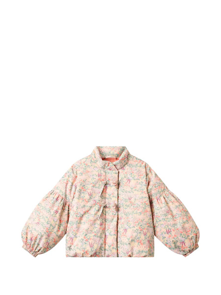  Wheat Floral-print Jacket - Pink 
