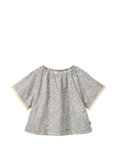  Wheat Hannah Floral-print T-shirt - Neutrals 