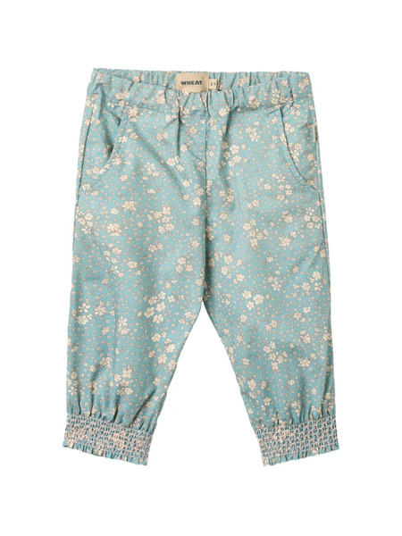  Wheat Sara Floral-print Trousers - Blue 
