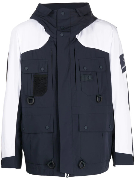  White Mountaineering Multiple Pockets Hooded Jacket - Blue 