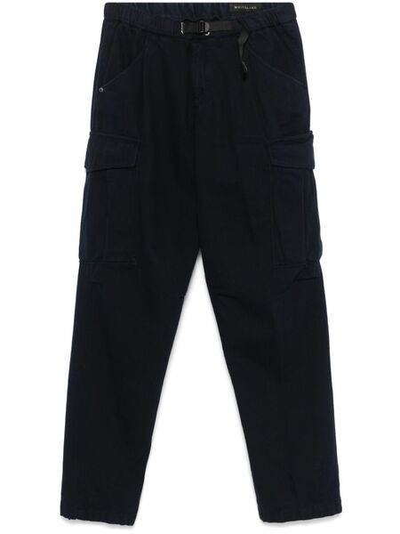  White Sand Belted Cargo Pants - Blue 