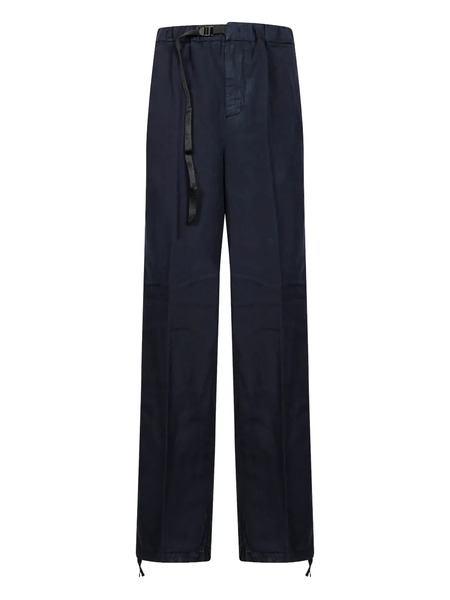  White Sand Belted Trousers - Blue 
