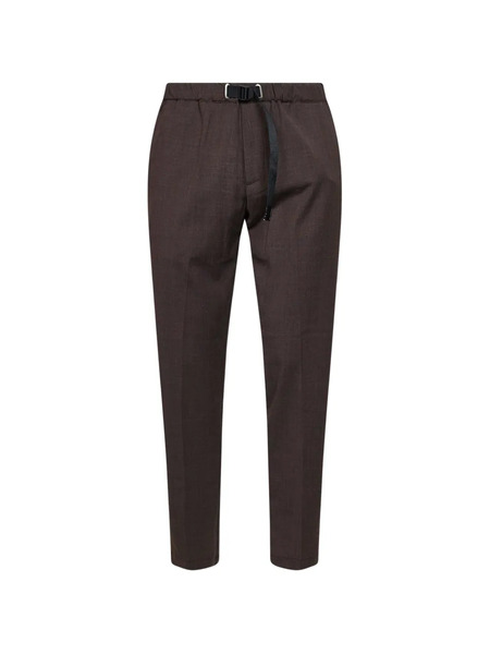  White Sand Belted Trousers - Brown 