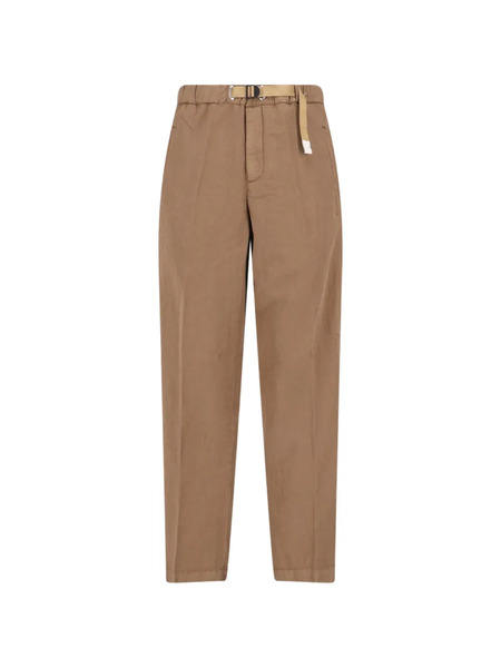  White Sand Belted Trousers - Brown 