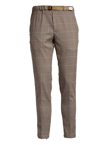  White Sand Check-houndstooth Trousers - Brown 