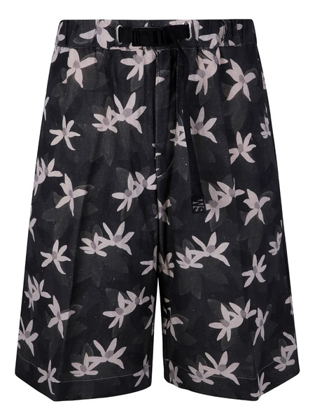  White Sand Printed Shorts - Grey 