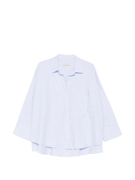  White Sand Striped Pocket Shirt 