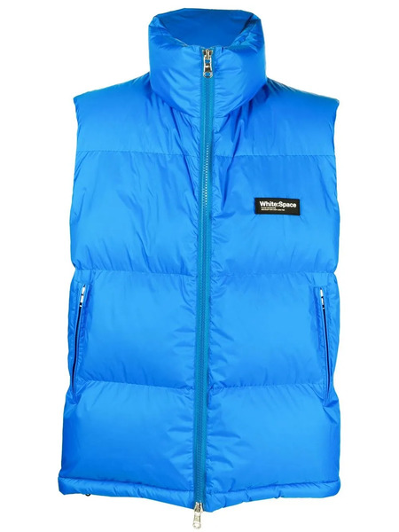  White:space Scott Padded Gilet - Blue 