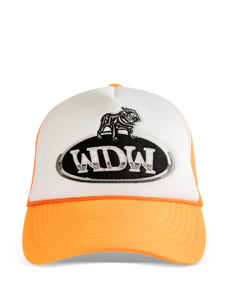  Who Decides War Applique Baseball Cap - White 