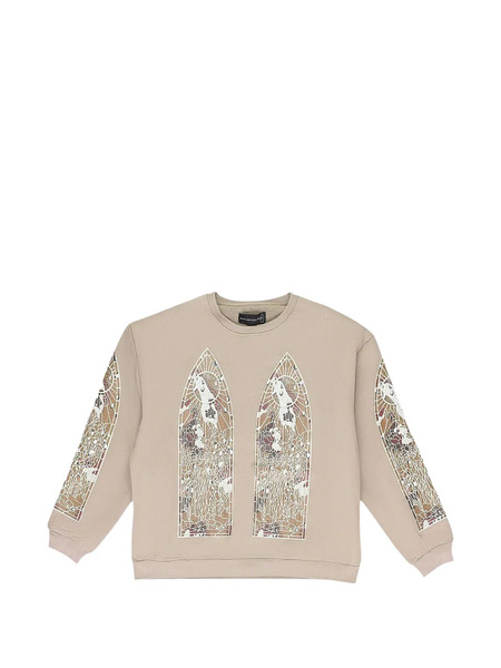  Who Decides War Crew-neck Sweatshirt - Neutrals 