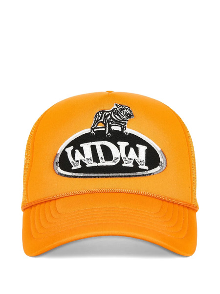  Who Decides War Dale Logo-appliqué Cap - Orange 