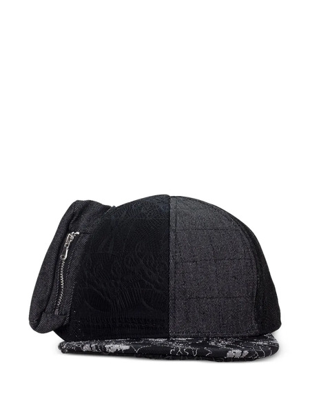  Who Decides War Distressed Baseball Cap - Black 