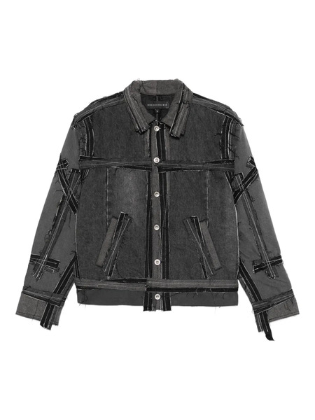  Who Decides War Exposure Denim Jacket - Grey 