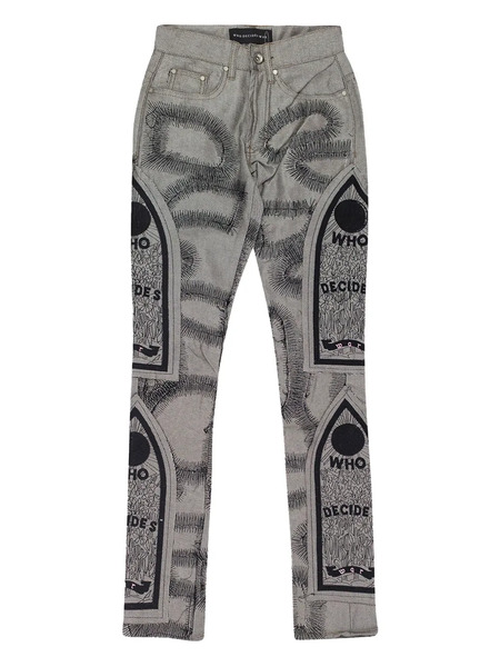  Who Decides War Fusion Straight-fit Jeans - Grey 