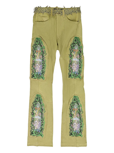  Who Decides War Garden Glass Jeans - Green 