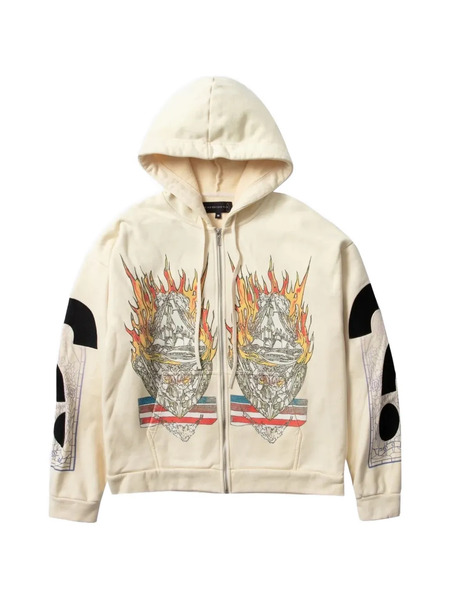  Who Decides War Memories Zip-up - Neutrals 