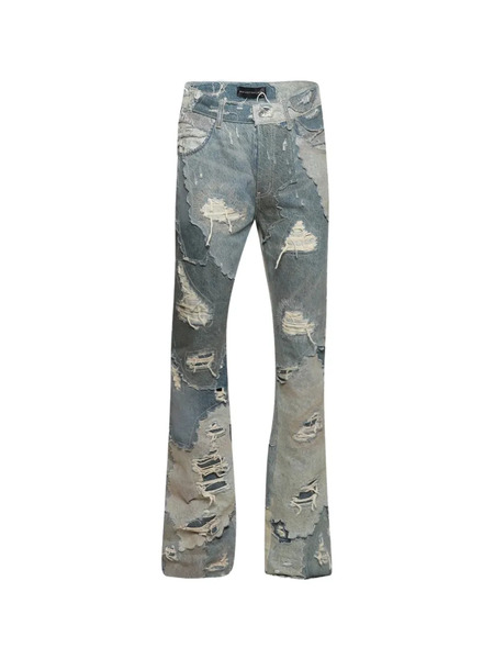  Who Decides War Unearthed Distressed Jeans - Blue 