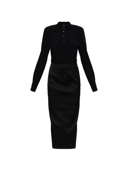  Willy Chavarria Pocket Midi Skirt - Black 