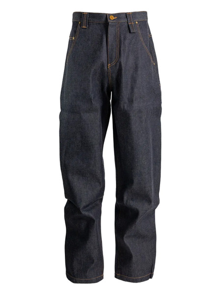  Willy Chavarria Topstitched Jeans - Blue 