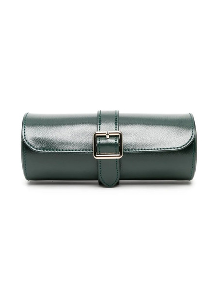  Wolf Crocodile-embossed Watch Box - Green 